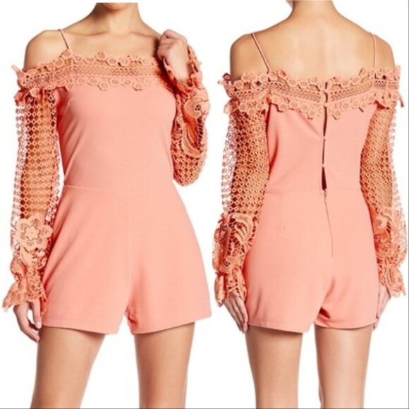 Romantic Blush romper - Picture 2 of 4